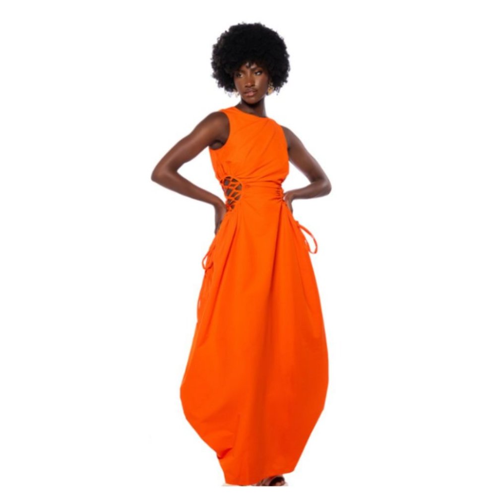 Orange dress